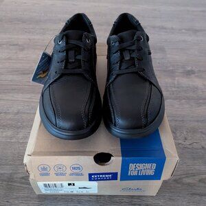 Clarks Bradley Walk Leather Oxford Shoes - 26153332 - Men's 7.5 - NEW